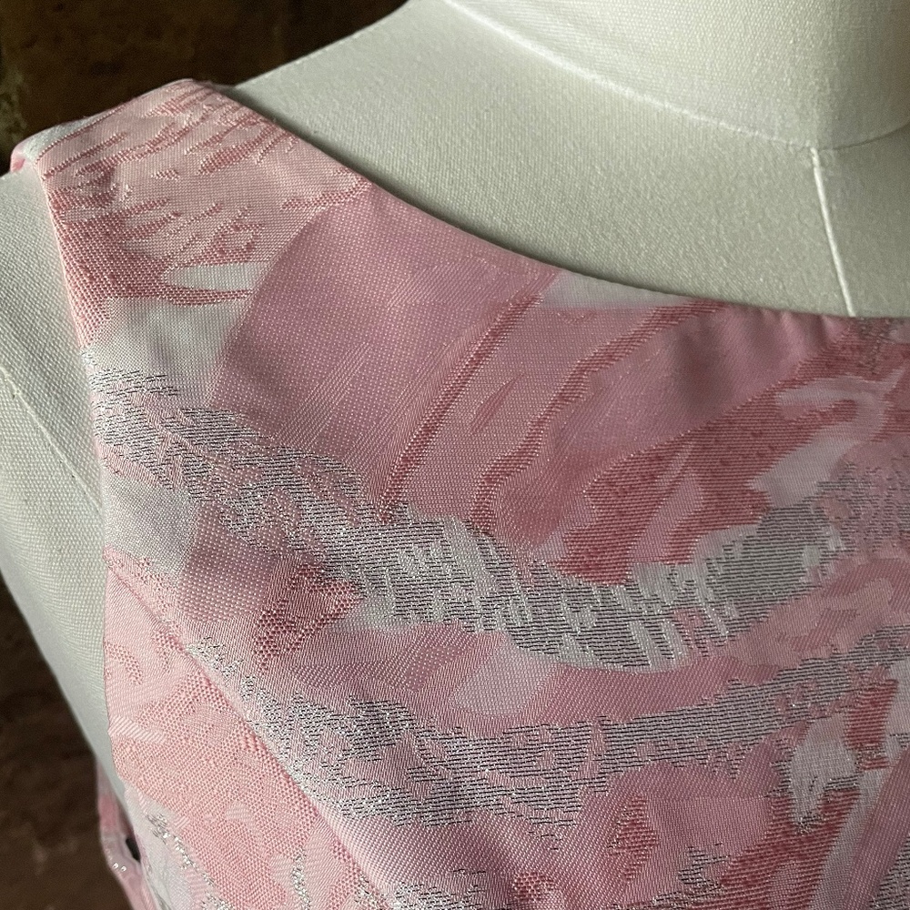 Cenia New York Classic Sleeveless Pink Sheath Dress - Picture 2 of 3